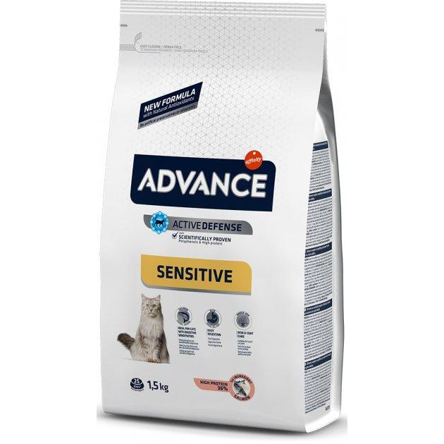 Advance Adult Sensitive Salmon & Rice 1,5 кг (8410650152004) - зображення 1