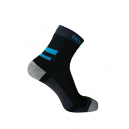 Dexshell Шкарпетки водонепроникні  Running, p-p XL, з блакитними смугами