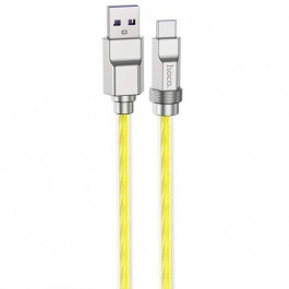 Hoco U113 Solid USB-A to Type-C 100W 1m Gold (6931474790064)