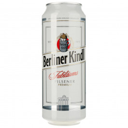 Berliner Пиво  Kindl Jubilaums Pilsener светлое фильтрованное 0,5 л 5,1% (4053400279114)