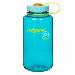 Nalgene Wide Mouth Sustain Water Bottle 0.95L Cerulean (2020-0432)