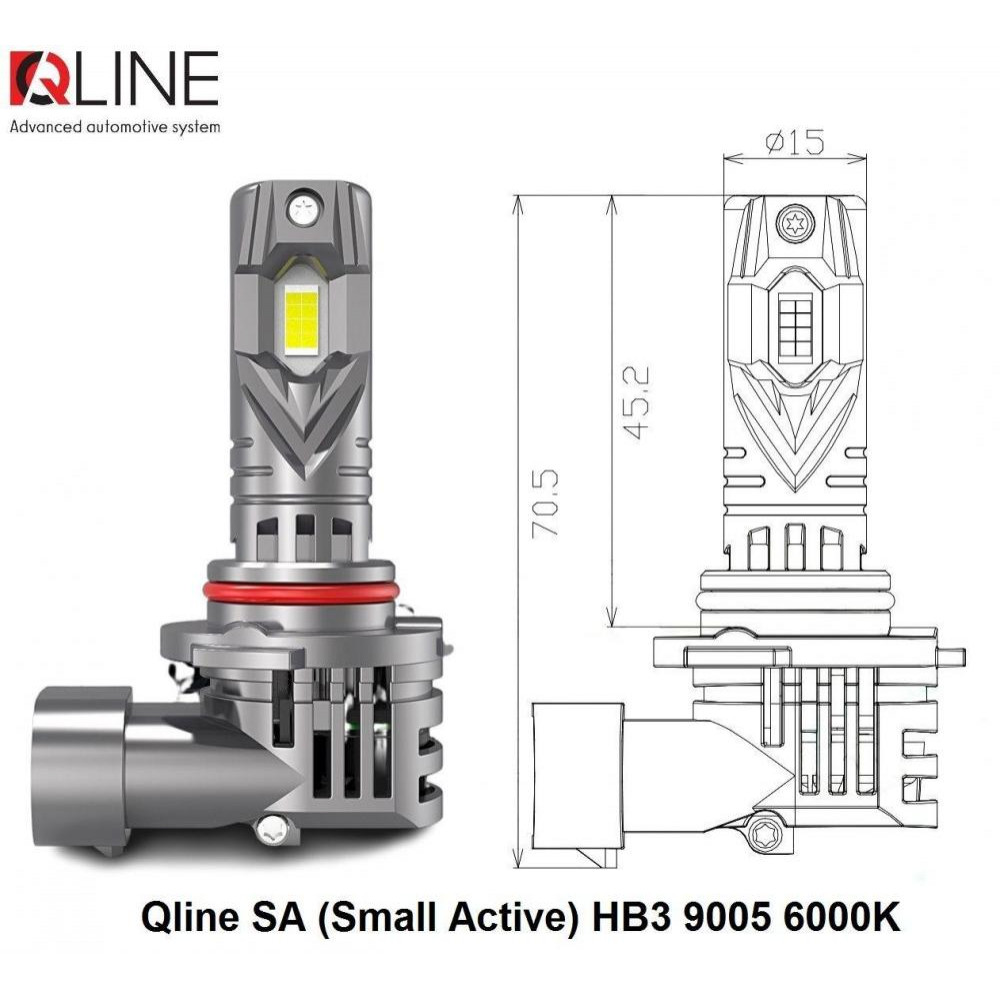QLine SA HB3 9005 6000K - зображення 1