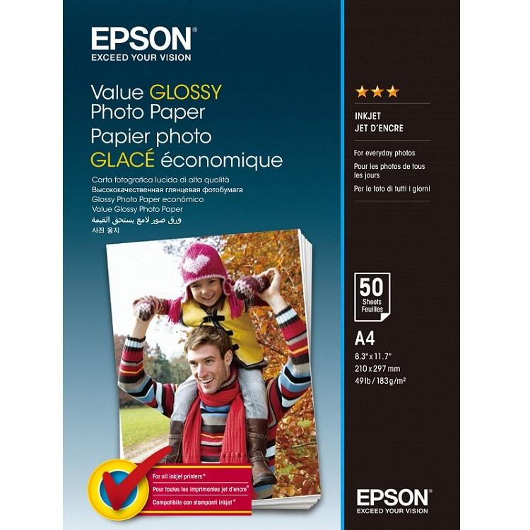 Epson A4 Value Glossy Photo Paper 50 л. (C13S400036) - зображення 1