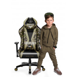 Diablo Chairs X-Horn 2.0 Kid Size Legion Black/Green