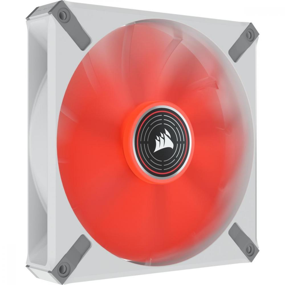 Corsair ML140 LED Elite White/Red (CO-9050129-WW) - зображення 1