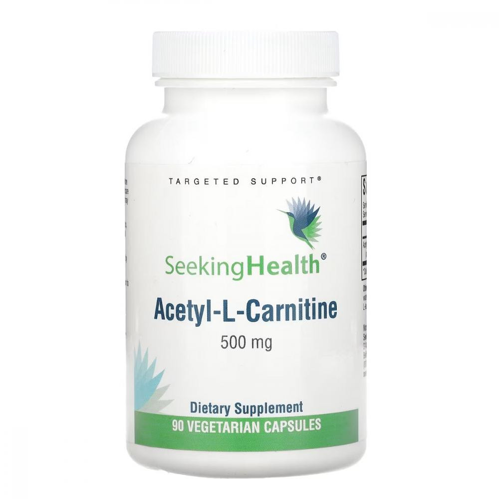 Seeking Health Ацетил-L-Карнітин  500 мг 90 вегетаріанських капсул (SKH52008) - зображення 1