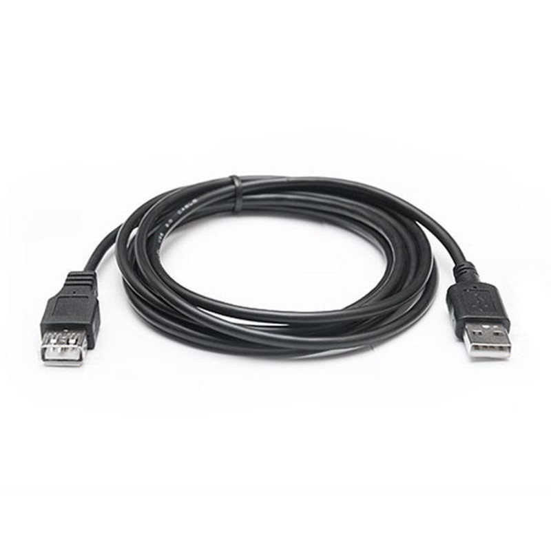 REAL-EL USB 2.0 AM/AF 3.0m Pro black (EL123500029) - зображення 1