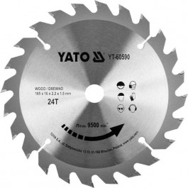 YATO 165x16x1,5 мм (YT-60590)