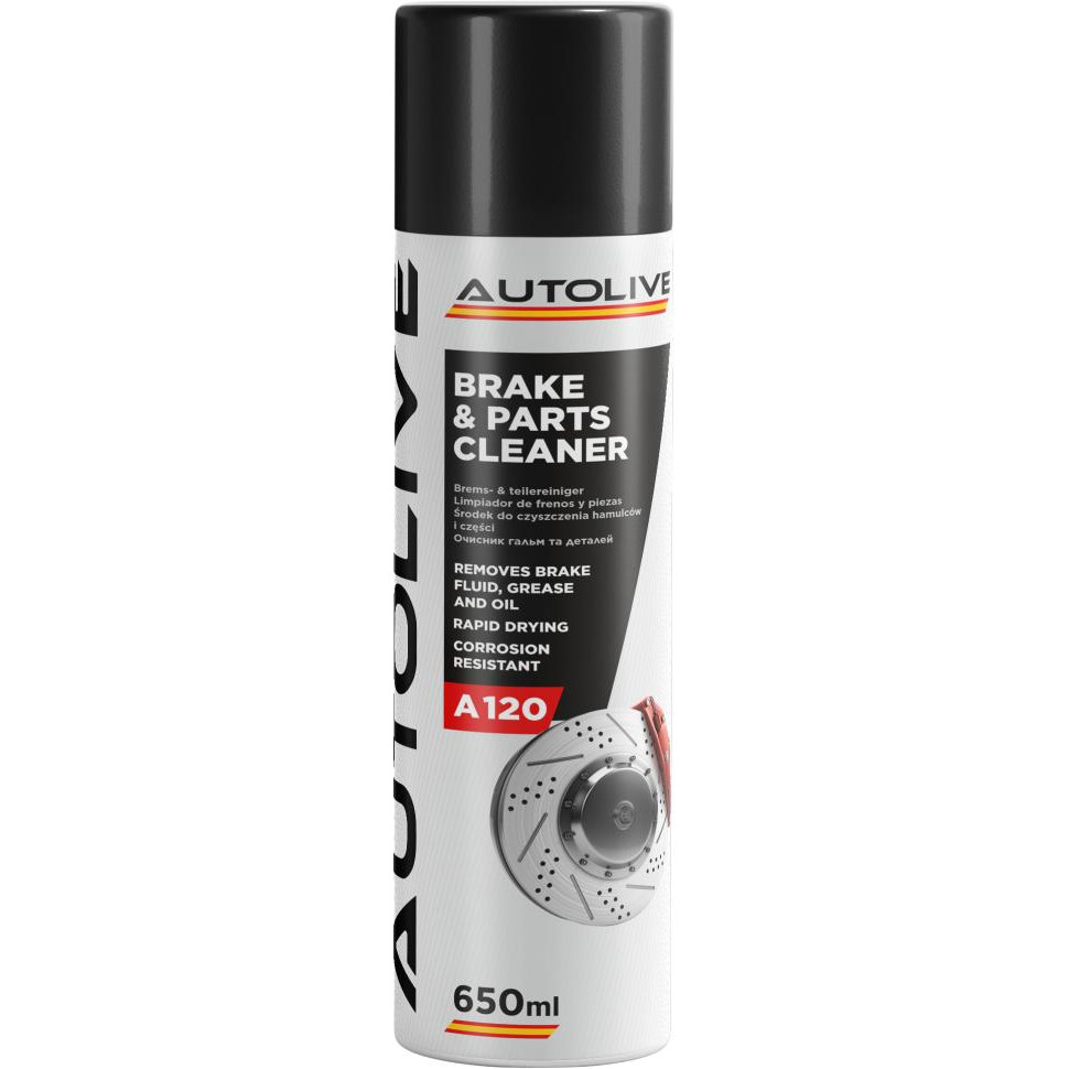 AUTOLIVE Очисник гальмівної системи AUTOLIVE A120 Brake And Parts Cleaner 650мл 12шт - зображення 1