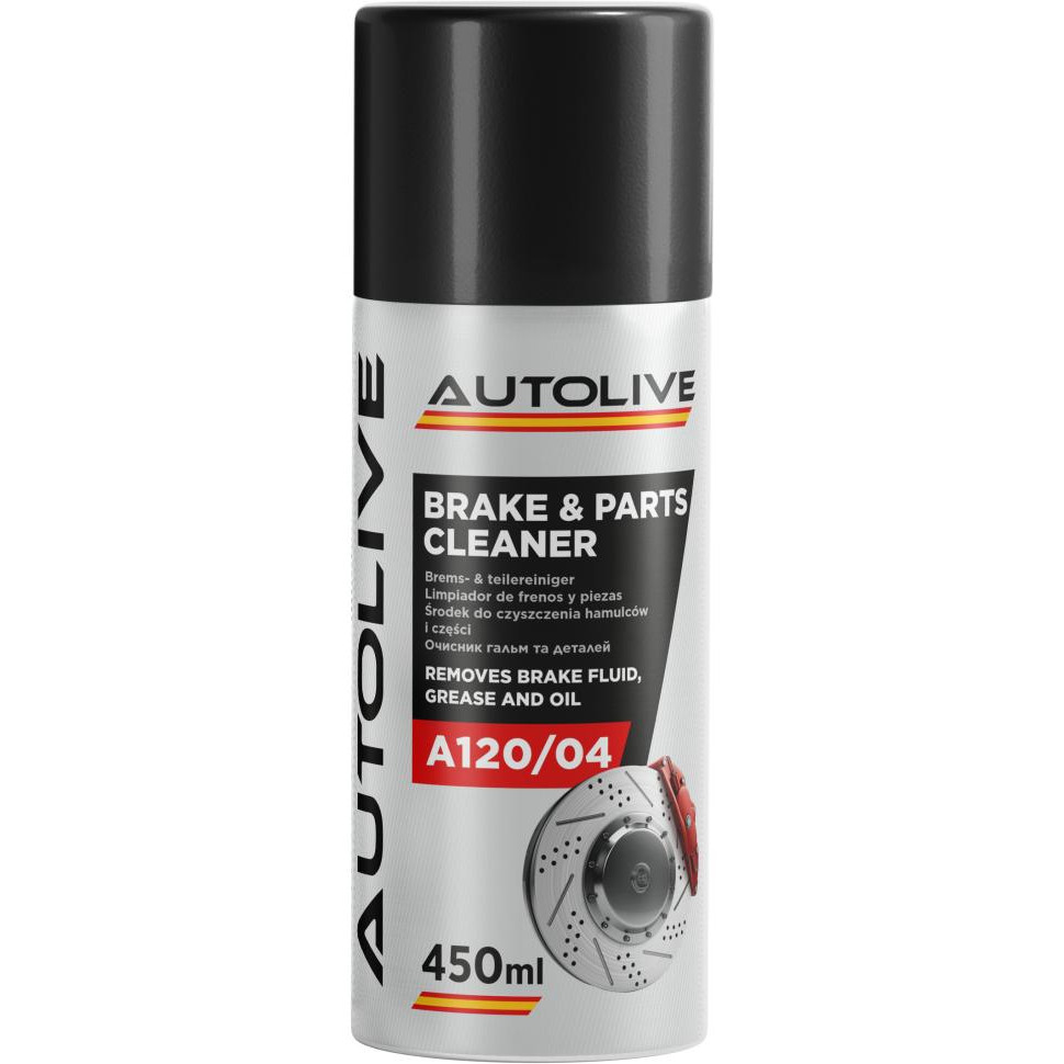 AUTOLIVE Очисник гальмівної системи AUTOLIVE A120/04 Brake And Parts Cleane 450мл - зображення 1