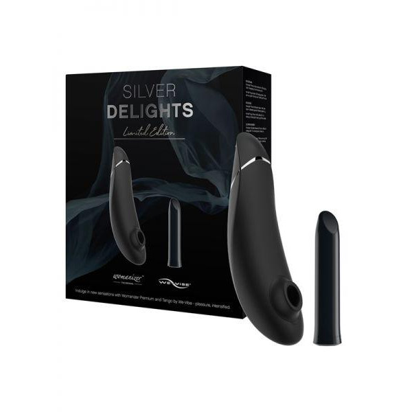 We-Vibe Набор секс игрушек Silver Delights Collection Womanizer&amp;We-Vibe (W44065) - зображення 1