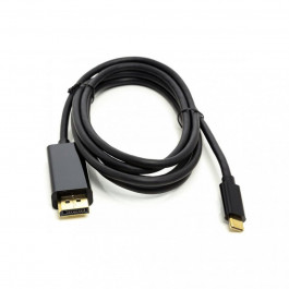 PowerPlant Thunderbolt 3 USB-C to DisplayPort 1.8m Black (CA911844)