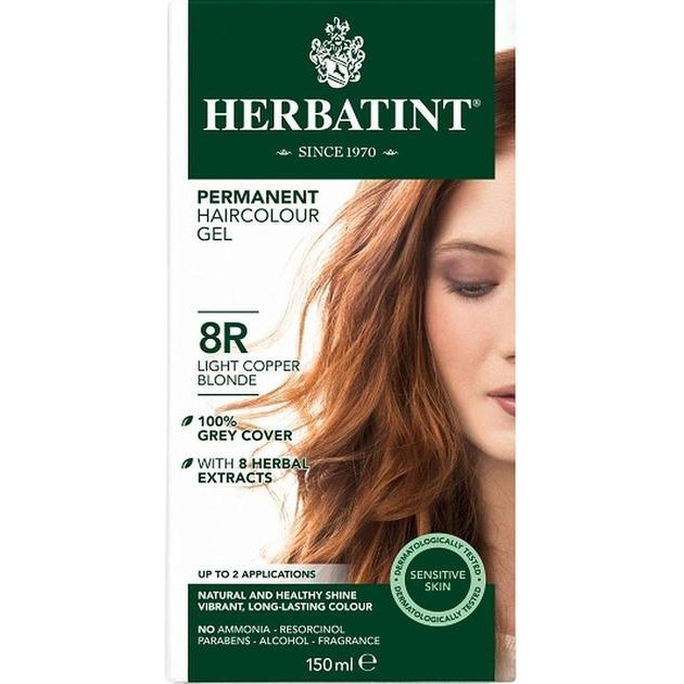 Herbatint Фарба для волосся  8R Світлий Мідний Блонд 135 мл (8016744500227) - зображення 1