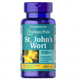 Puritan's Pride St. John's Wort 300 mg, 100 капсул