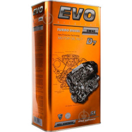 EVO lubricants EVO TURBO DIESEL D7 5W-40 20л