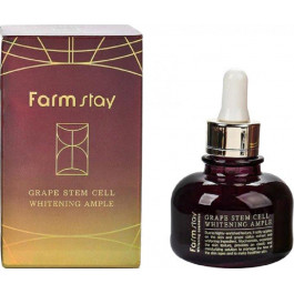 FarmStay Сироватка для обличчя  Grape Stem Cell Whitening Ample Ампульна Освітлююча з виноградом 30 мл (88093