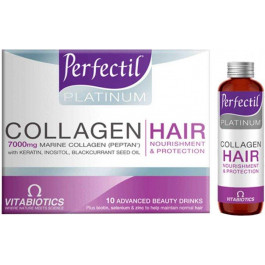 Vitabiotics Коллаген для волос Перфектил Платинум 10 флаконов по 50 мл (000001191)