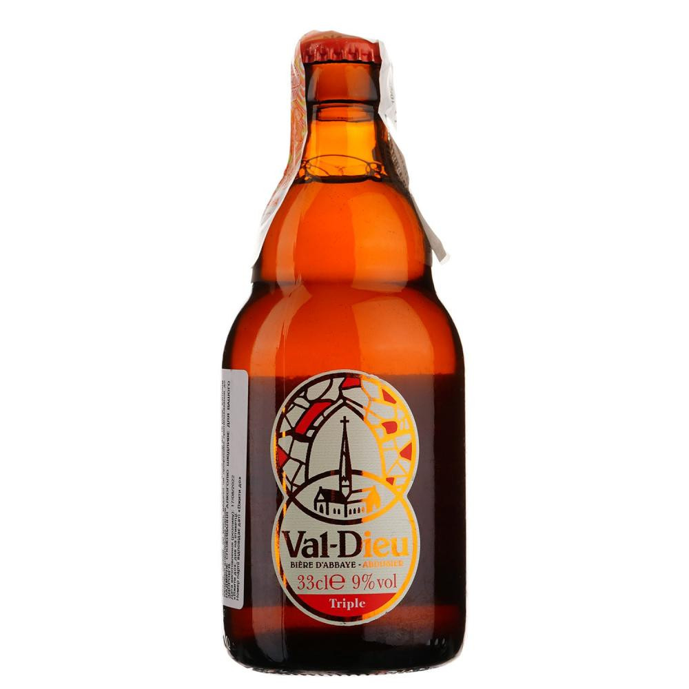 Val-Dieu Пиво  Triple світле, 0,33 л (5413977000037) - зображення 1