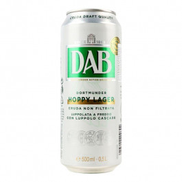 DAB-beer Пиво  Hoppy Lager світле, 5%, з/б, 0.5 л (4053400209692)