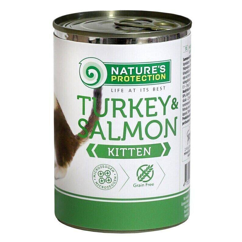 Nature's Protection Kitten Turkey & Salmon 100 г KIK24524 - зображення 1