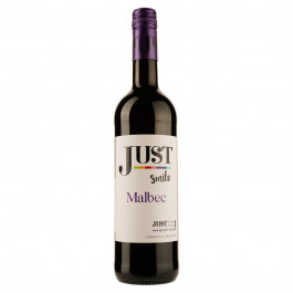 Just Вино  Malbec Vegan, червоне, сухе, 0,75 л (3770019267356)