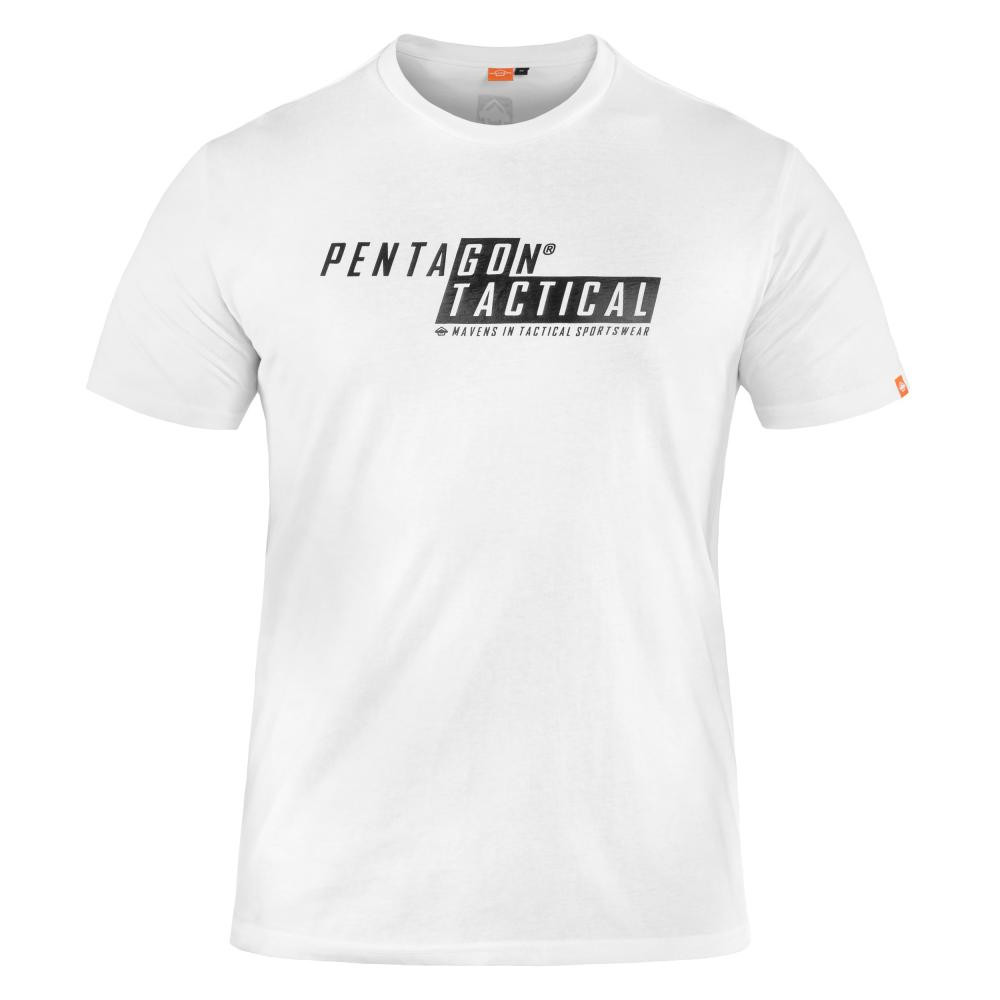 Pentagon Футболка T-Shirt  Ageron "Go Tactical" - White M - зображення 1