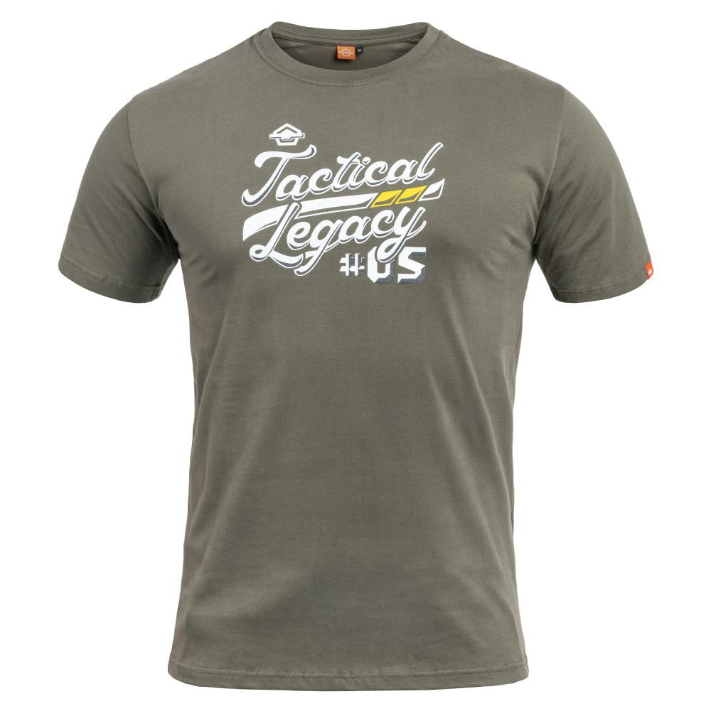 Pentagon Футболка T-Shirt  Ageron "Tactical Legacy" - Olive M - зображення 1