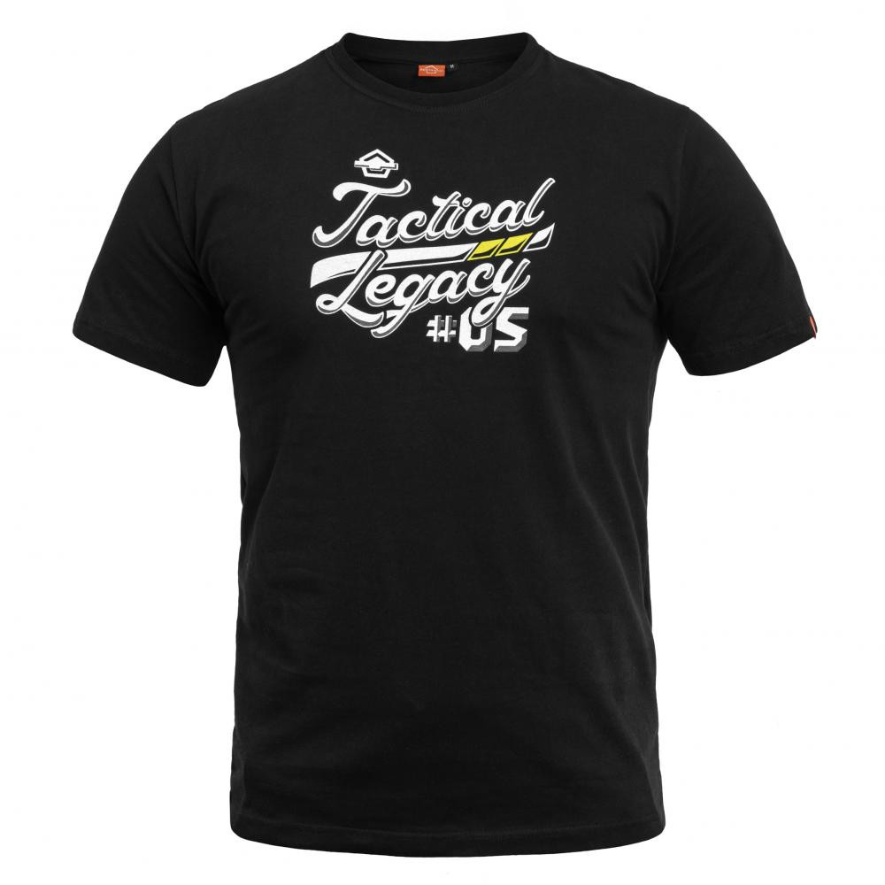 Pentagon Футболка T-Shirt  Ageron "Tactical Legacy" - Black L - зображення 1