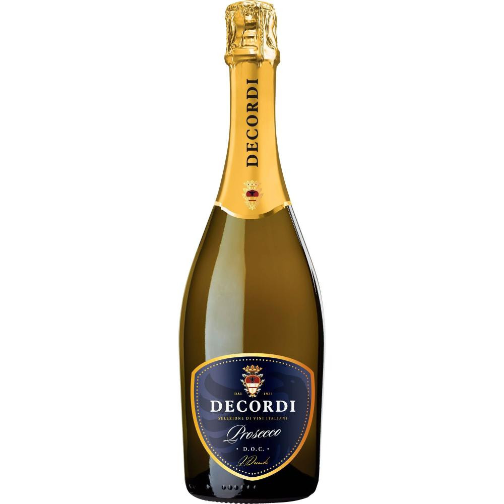 Decordi Вино ігристе  Prosecco Spumante, біле, брют, 11%, 0,75 л (8008820162825) - зображення 1