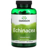 Swanson Echinacea Ехінацея 400 мг 180 капсул - зображення 1