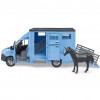Bruder MB Sprinter для первезення тварин з конем (02674) - зображення 3