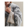 IKEA FJALLSTARR Рушник для рук, білий/сірий, 50x100 см (805.712.27) - зображення 3