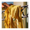 IKEA BROGGAN Банний рушник, жовтий, 100х180 см (105.707.40) - зображення 6