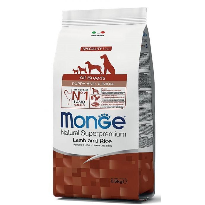 Monge All breeds Puppy&Junior lamb&Rice 15 кг (8009470004664) - зображення 1