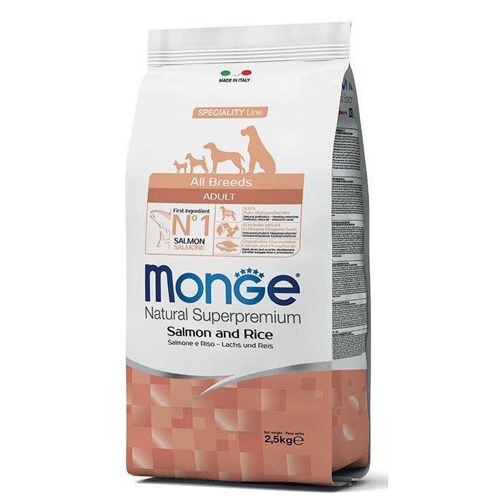 Monge All breeds Adult Salmon&Rice 15 кг (8009470006361) - зображення 1