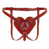 Feral Feelings Hearts Strap-On Belt, червоні (2000097848460) - зображення 1