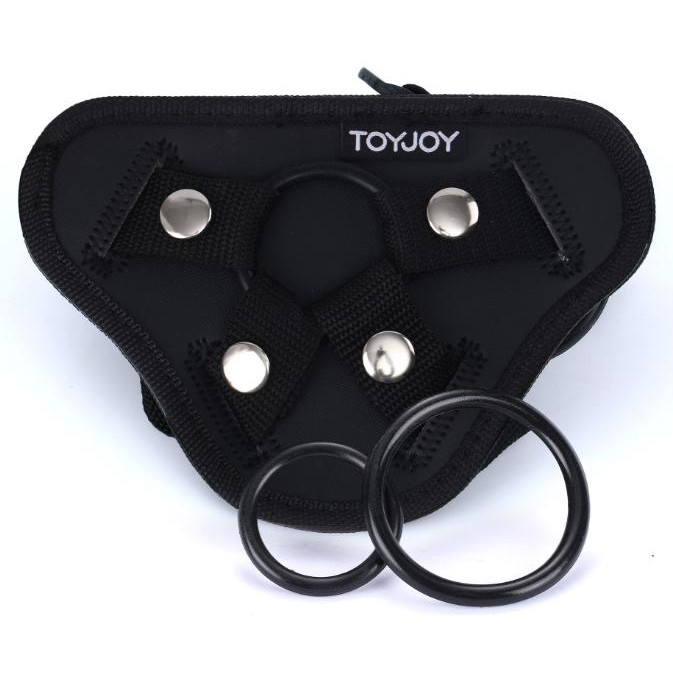 Toy Joy Get Real Strap-On Harness, чорні (8713221829511) - зображення 1