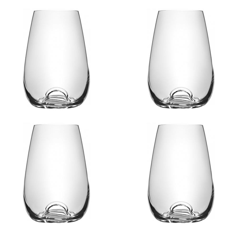 LORA Набор бокалов для виски Аркада 230 мл 4 шт (H50-057-4) - зображення 1