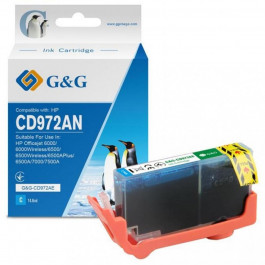 G&G Картридж HP No.920XL OJ6000/6500/ 7000/7500 Cyan (G&G-CD972AE)