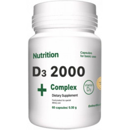 EntherMeal EntherMeal D3 2000 + Complex 60 Capsules