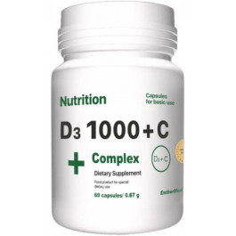   EntherMeal EntherMeal D3 1000 + С Complex 60 Capsules