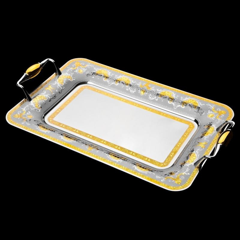 LORA Піднос прямокутний  Амальфі NGD76TRAY G 40х28 см (H90-020) - зображення 1