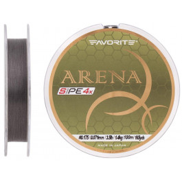 Favorite Arena PE 4x / Silver Gray / #0.175 / 0.071mm 100m 1.4kg