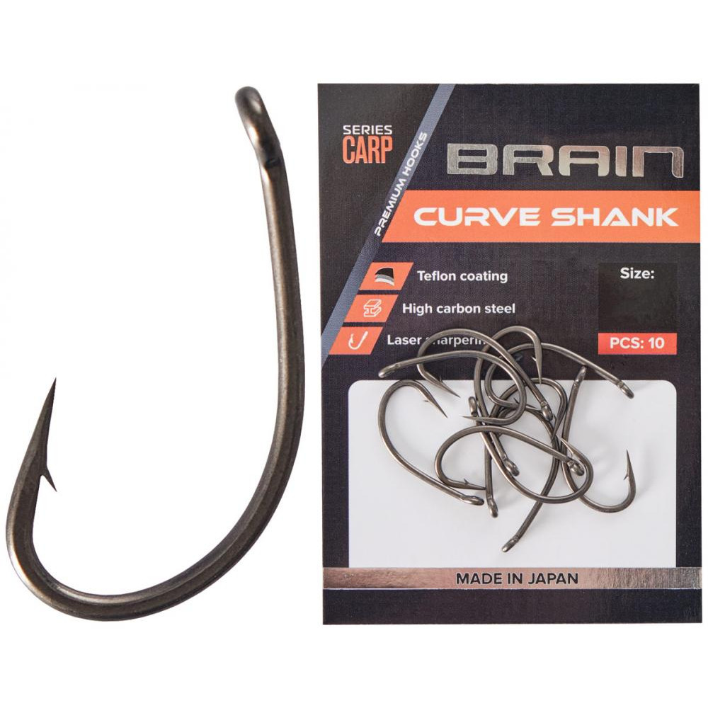 Brain Curve Shank №02 / 10pcs - зображення 1