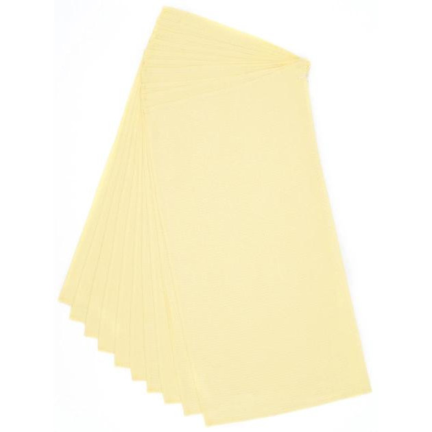 Ярослав Набір 10 вафельних рушників  34х66 см жовтий (9500000492757) - зображення 1