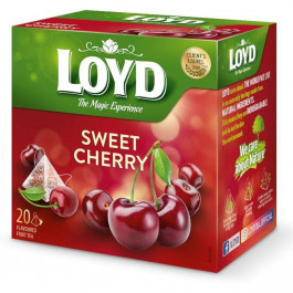 Loyd Чай фруктовий  Sweet Cherry, вишня, у пірамідках, 40 г (5900396026392)