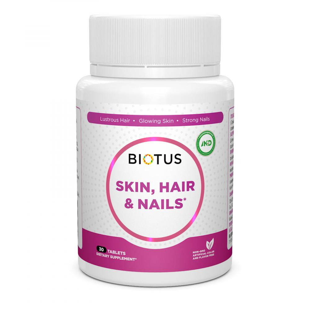 Biotus Hair, Skin & Nails 30 таблеток BIO531194 - зображення 1
