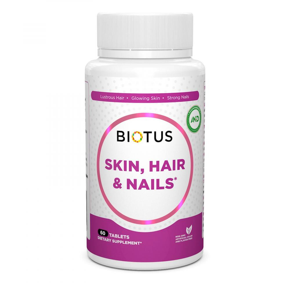 Biotus Hair, Skin & Nails 60 таблеток BIO531200 - зображення 1