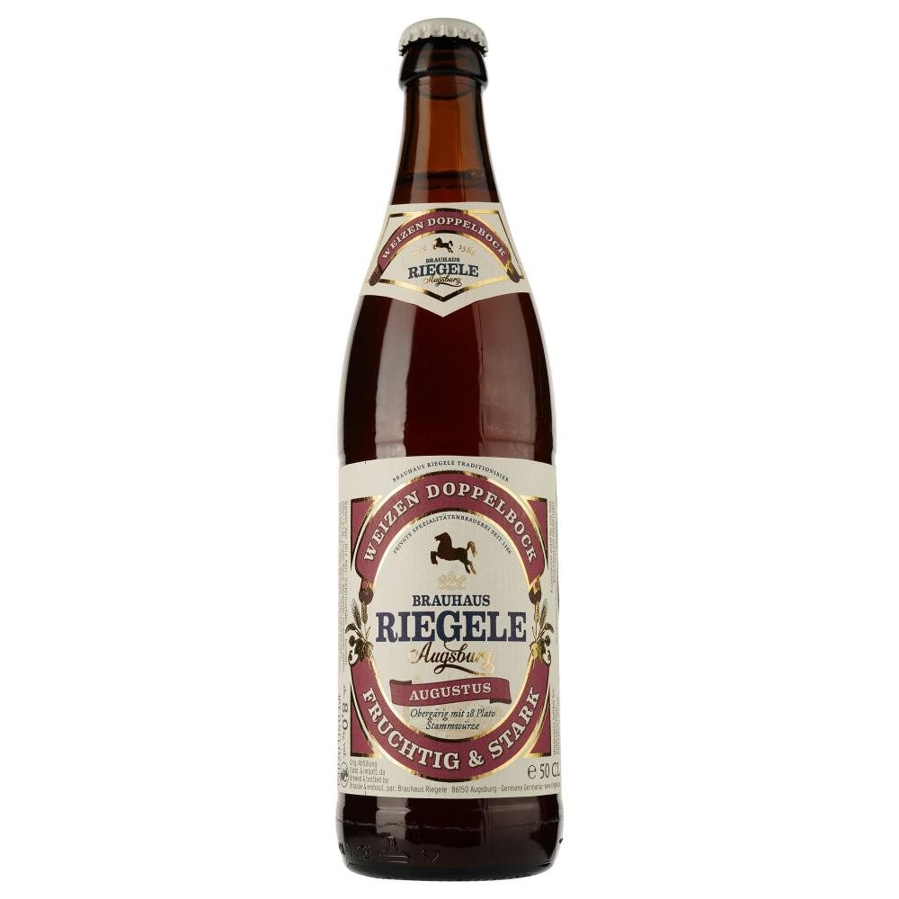 Riegele Пиво  Weizen Doppelbock, світле, 8%, 0,5 л (751953) (4026900101148) - зображення 1