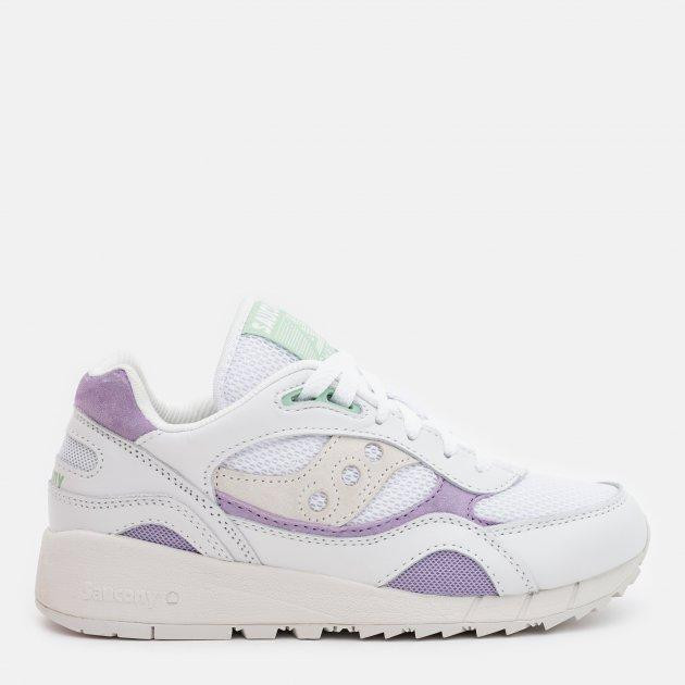 Saucony Женские кроссовки  Shadow 6000 60765-1s 37.5 (6.5US) 23 см White/Purple (195019050174) - зображення 1